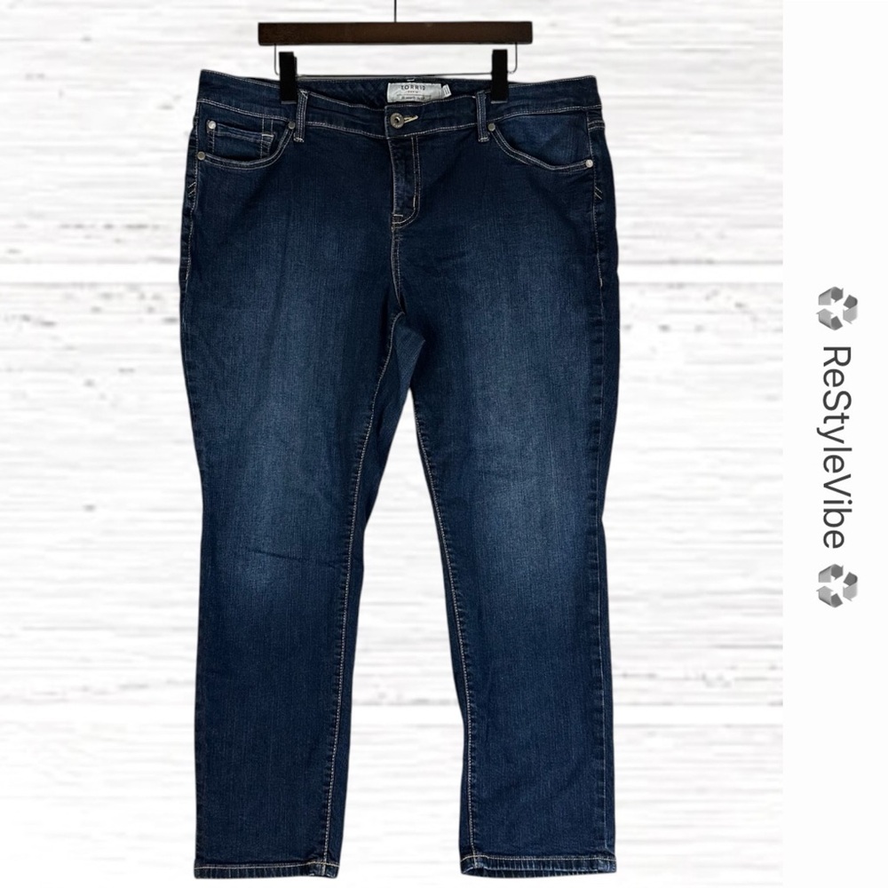 TORRID Women’s Size 18 18R Denim Jeans Boyfriend Fit Style Stretch Mid Rise